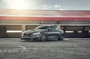 BMW M4 Coupe Mineral Grey on ADV.1 Wheels (ADV5.2 TRACK SPEC) 2017 года